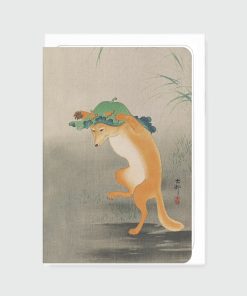 Greeting Card - Dancing Fox
