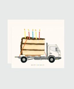 Greeting Card - Happy Birthday Big Slice of Cake