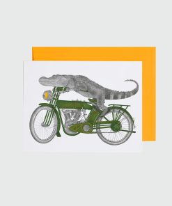 Greeting Card - Charlie Bonaventure Alligator