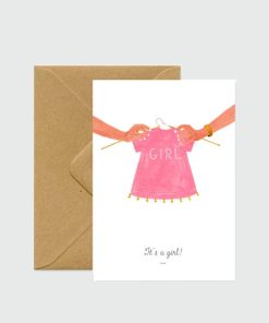 Greeting Card - It's A Girl!