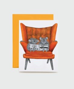 Greeting Card - Midge & Mondo Pines Field Mouse