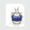 Greeting Card - Christmas Sweater Bunny