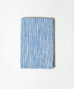 Kamawanu Tenugui - Wavy Blue Stripes