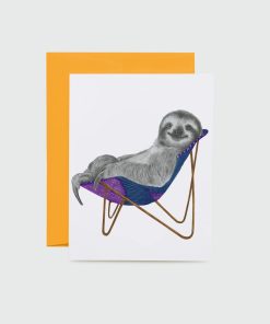 Kingston Westhill Three Toed Sloth - Greeting Card