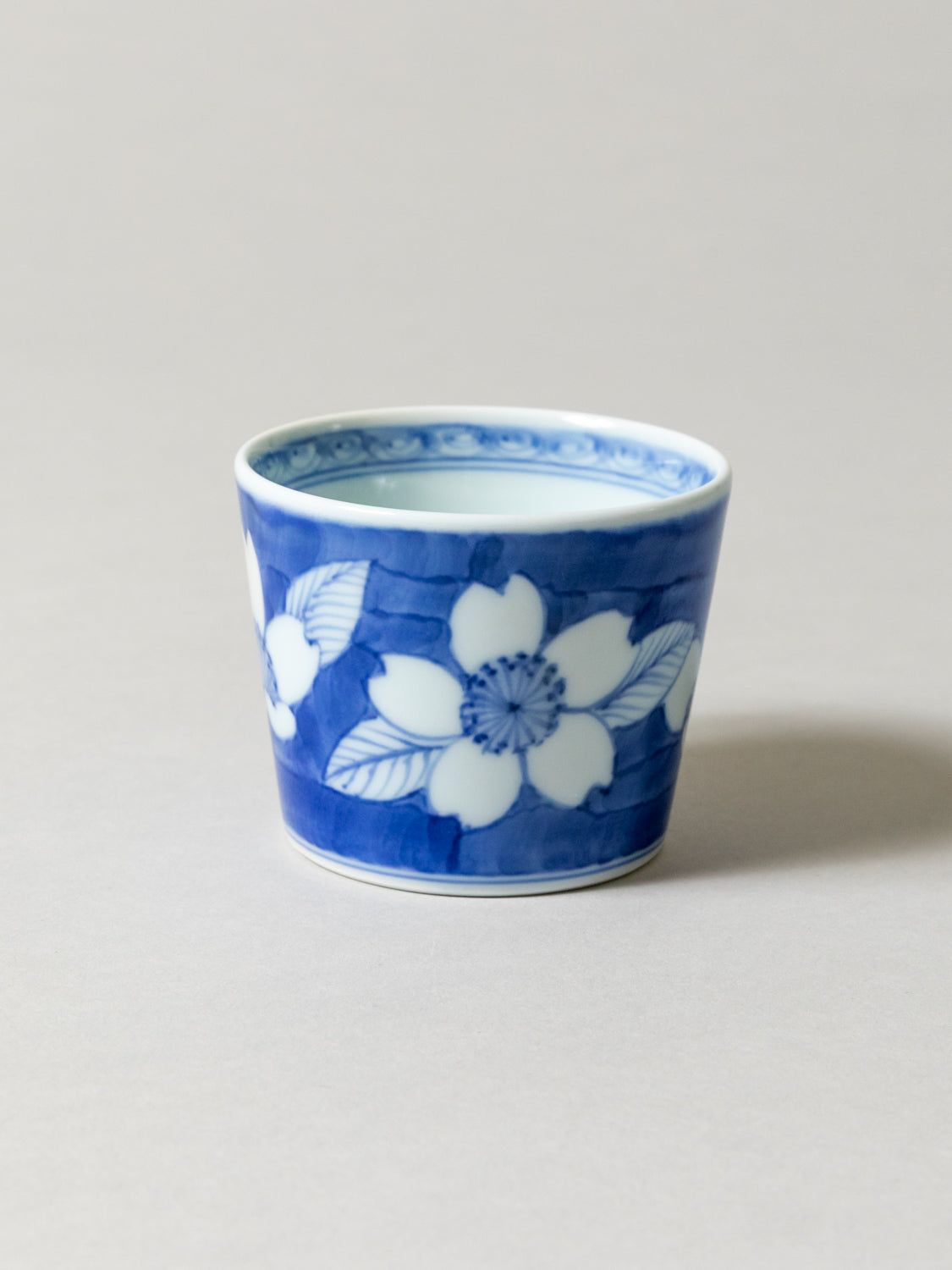 Sometsuke Choko Cup  -  Cherry Blossom
