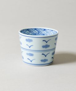 Sometsuke Choko Cup  -   Hawk in Clouds