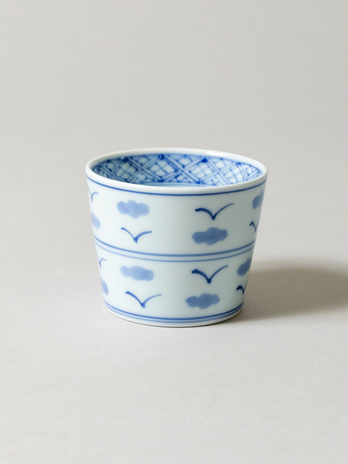 Sometsuke Choko Cup  -   Hawk in Clouds