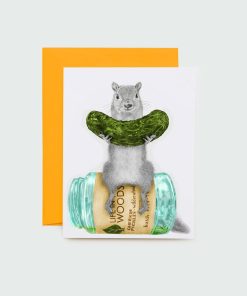 Violet Mortimer Fox Squirrel - Greeting Card